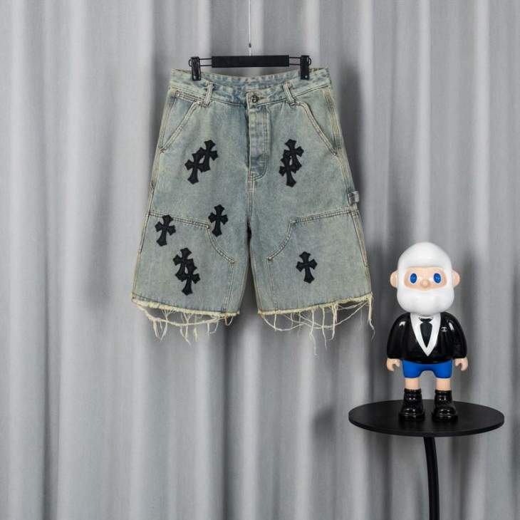 Picture of Chrome Hearts Jeans Short _SKUChromeHeartsS-XLaztx618858